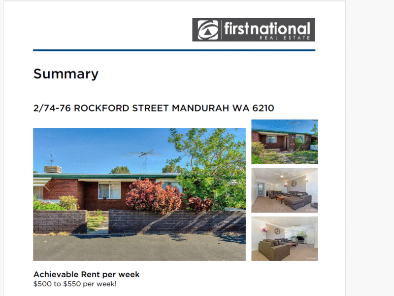 2/74-76 Rockford Street, MANDURAH, WA 6210 AUS